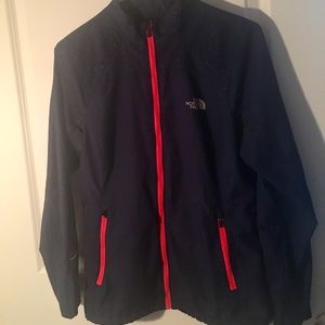 Practically new North face wind breaker